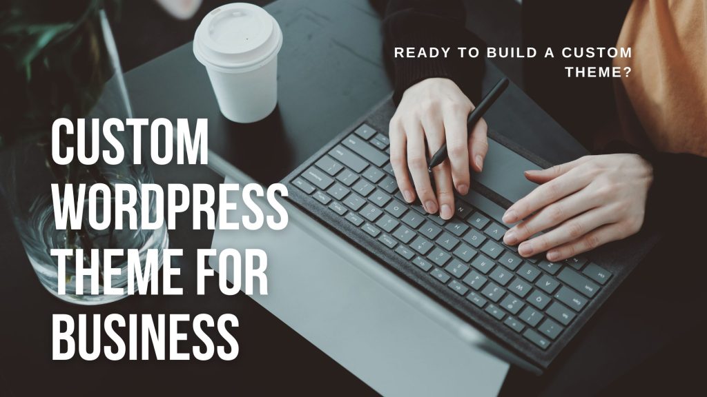 Custom WordPress theme for business homepage layout